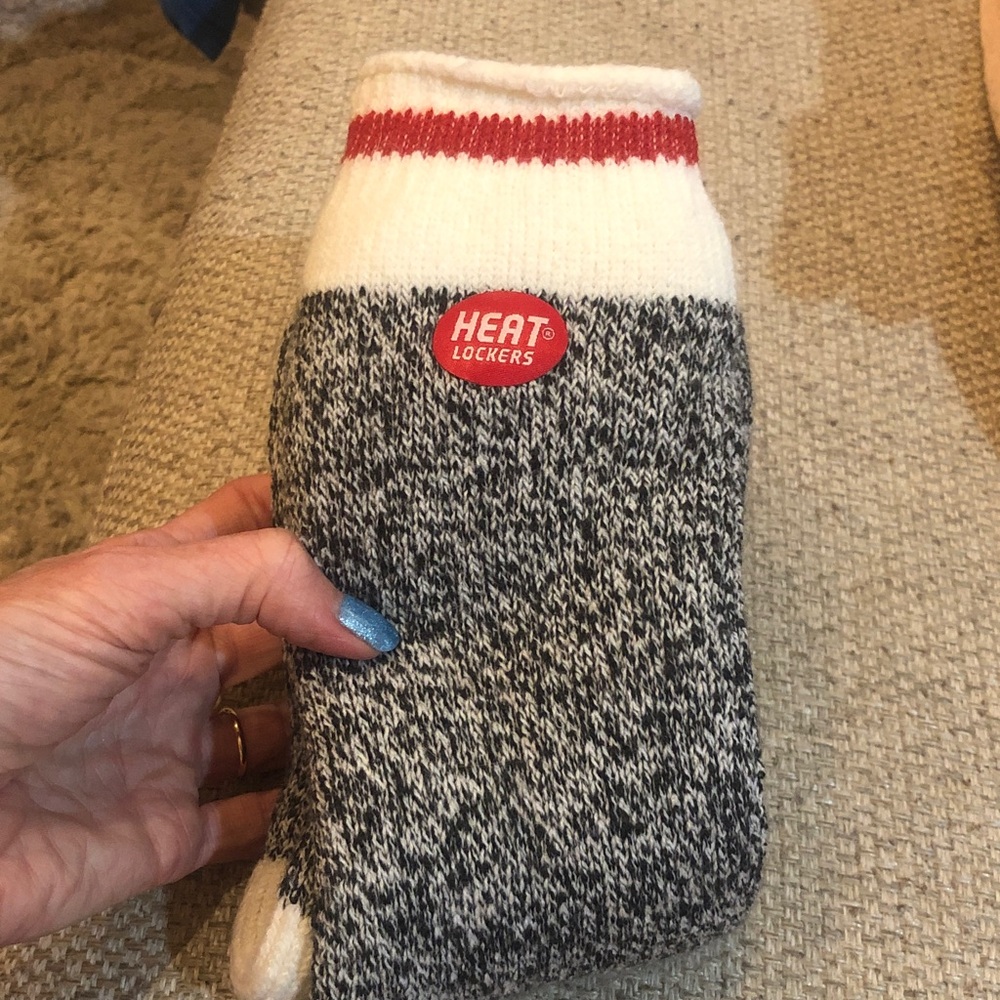 Socks by heat locker, worn once